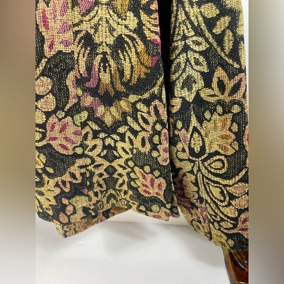 Coldwater Creek Brocade Floral Patterned Jacket - Picture 10 of 11